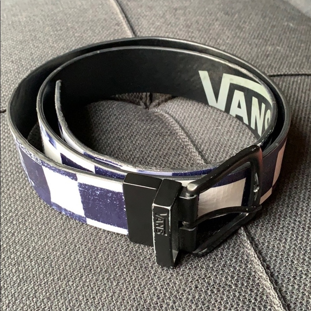 Checkered VANS belt
